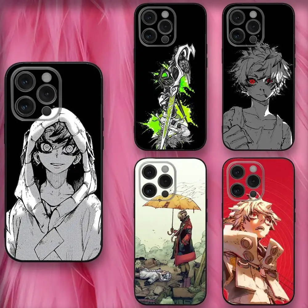 

Anime G-Gachiakutas Phone Case For iPhone 16,se4,15,14,13,12,11,Pro,X,XS,Max,XR,Plus,Mini Soft Black Cover