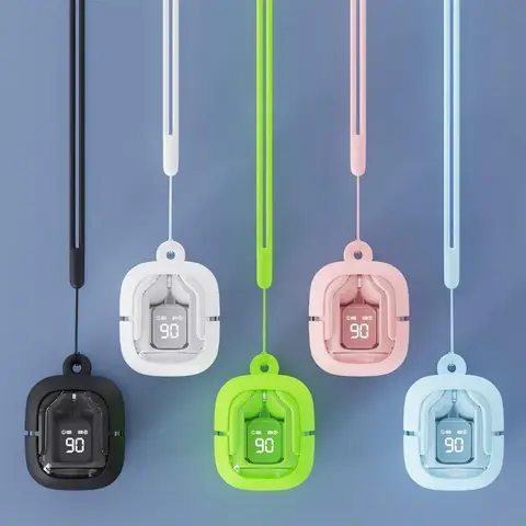 (헤드셋 구매 시 보호 케이스 + 끈 제공) T2 TWS 게임용 이어버드 Bluetooth 5.3 소음 감소 HD HiFi 스테레오 무선 이어폰