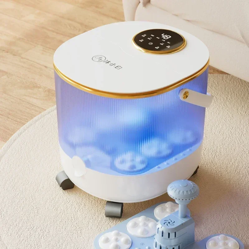 Heated Thermostatic Foot Soaking Bucket Foot Massager Machine The Foot Bath Is Fully Automatic Feet Massage Home Electric