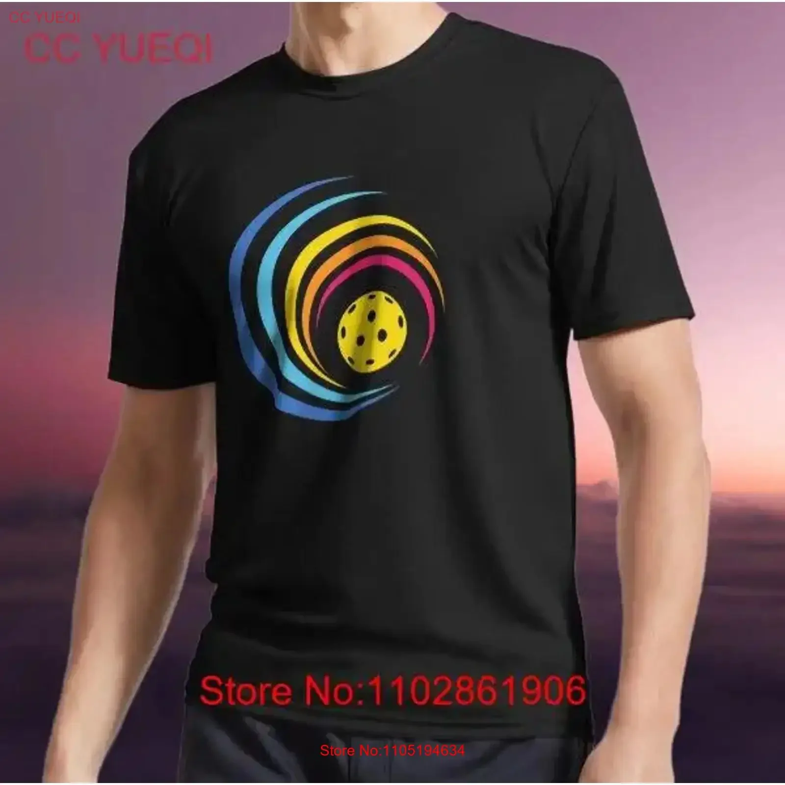 New T Shirt Pickleball abyss Active Logo American Funny Size S to 5XL vintage Washed streetwear Unisex Versatile graphic