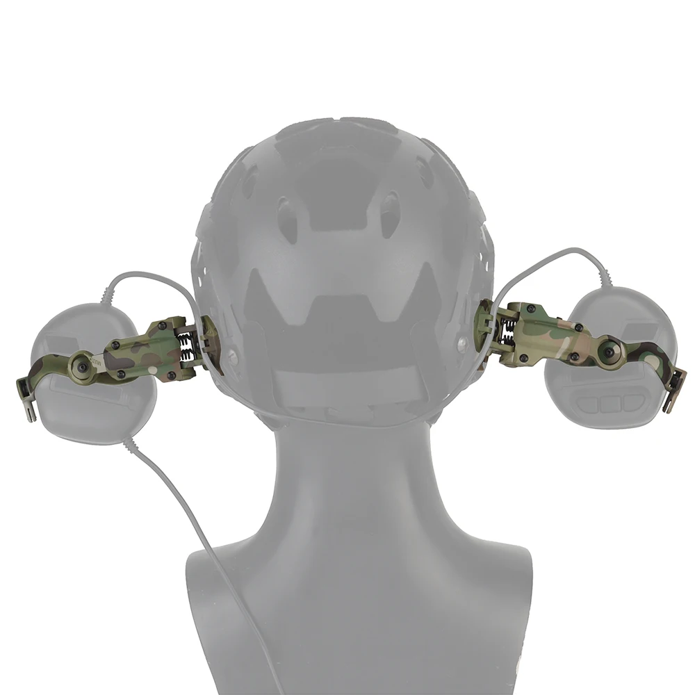 

Pick up Noise Cancelling Tactical Headphones Helmet style Accessories, Rail Adapter kit, Multi angle Adjustable