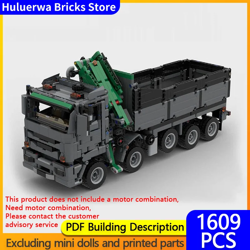 

City Car Model MOC Building Bricks Stralis Transport Dump Trucks Modular Technology Gifts Holiday Assemble Children Toys Suit