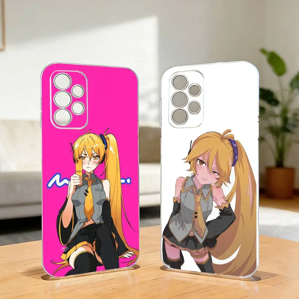 Vocaloid comic a-Akita Neru Phone Case Transparent Silicone Soft For Samsung S25,S24,S21,S22,S23,S30,Ultra,S20,Plus,Fe,Lite