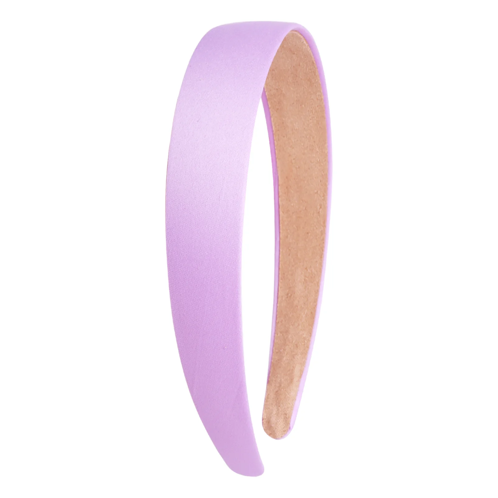 Buntes Satin-Stirnband, 2,5 cm, hartes, rutschfestes Stirnband, DIY-Haarbänder, schlichte Satin-Stirnbänder für Frauen, 21 Farben – Detail 11