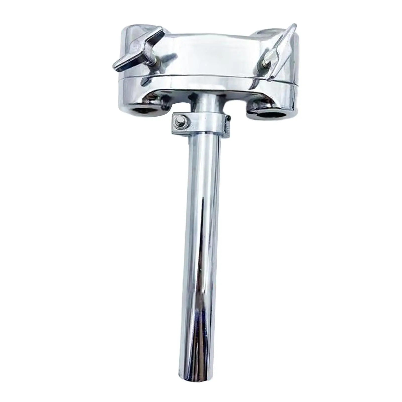 

Аксессуар для кронштейна для барабанной стойки Tom, кронштейн для барабана, регулируемая двойная подставка для тома, для упражнений, выступлений, барабанщиков, студийной сцены