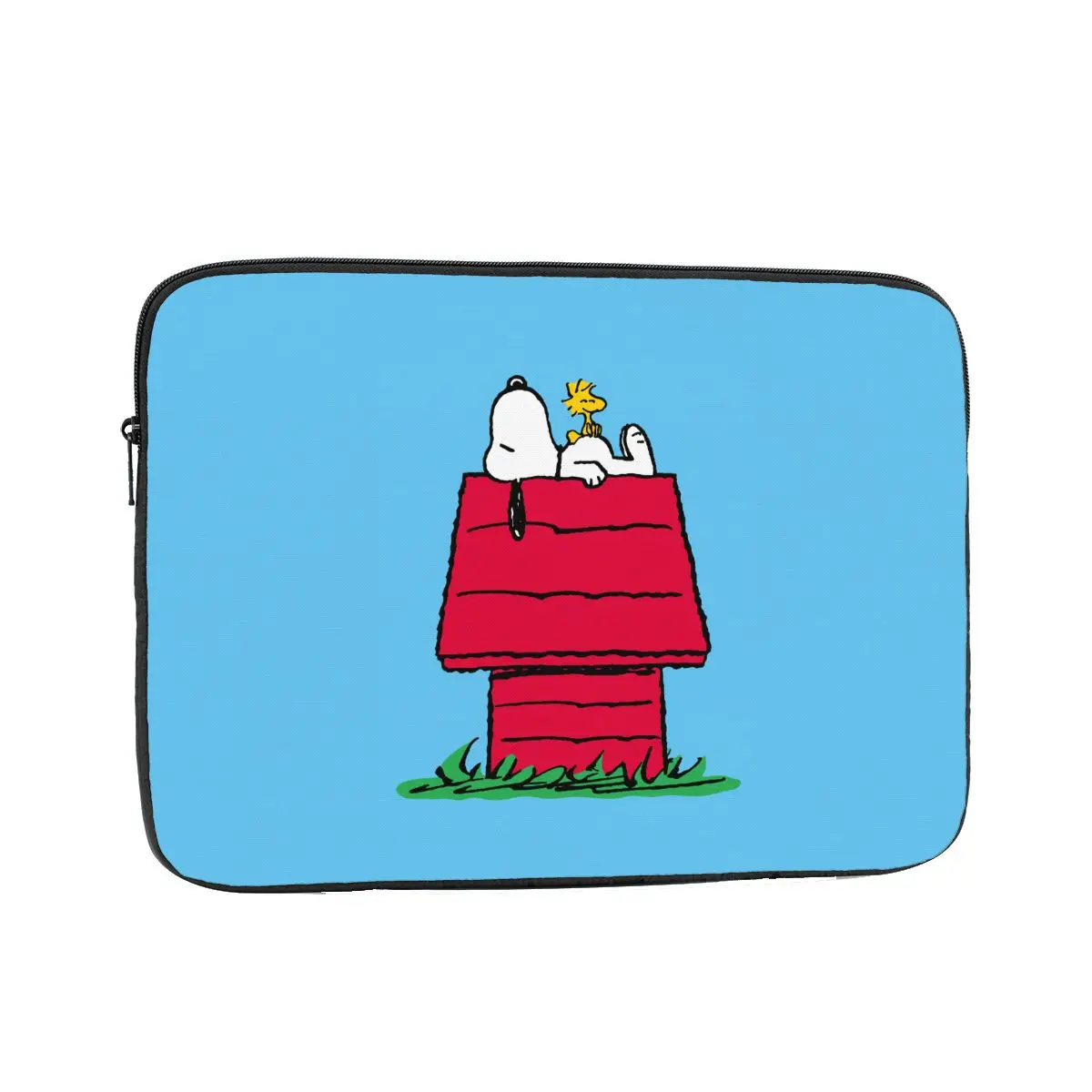 Funda para Portátil de 10, 12, 13, 15, 17 Pulgadas, Funda Protectora para Notebook, Funda Antigolpes para Computadora con Diseño de Snoopy, Woodstock y Doghouse