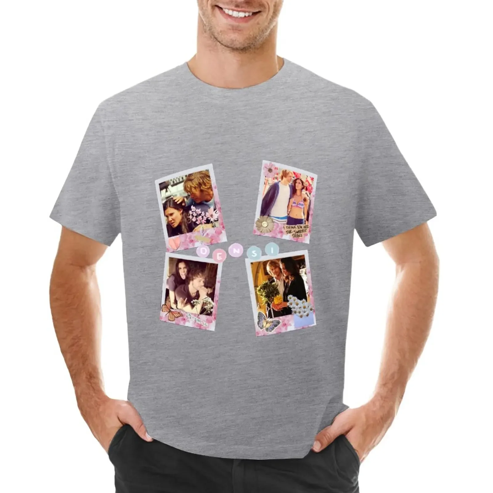 Densi Polaroids T-Shirt summer top graphics t shirts for men pack