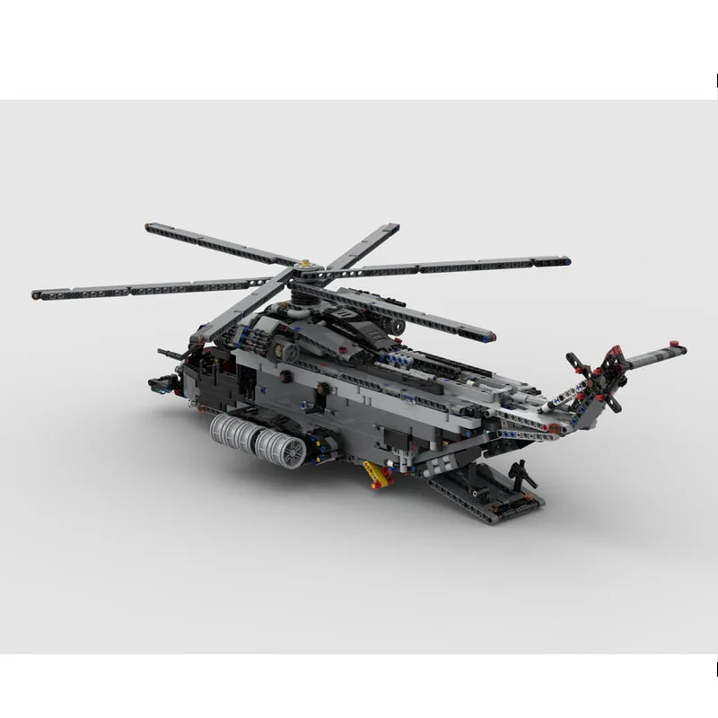 MOC-244693 都市航空輸送ヘリコプター ビルディングブロックモデル 1937 ピース クリエイティブな誕生日おもちゃギフト 男の子や子供向け