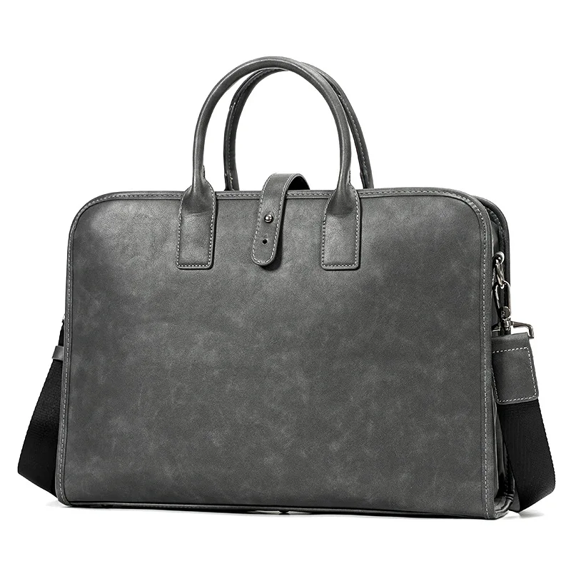 Valigetta da uomo Borsa grande per laptop Tote da uomo in pelle Pu Designer Business Borse a tracolla a spalla Borsa da avvocato 2025 Uomo