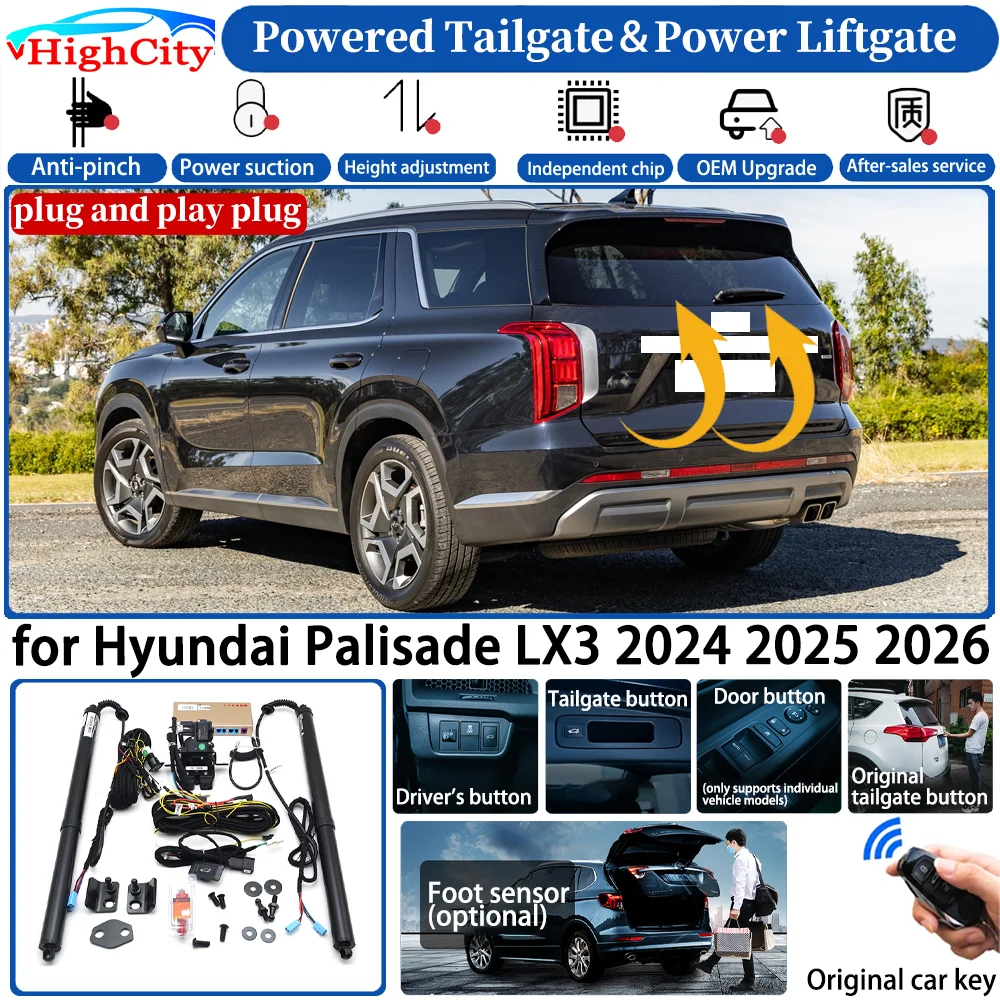 for Hyundai Palisade LX3 2024 2025 2026 Automatic Smart Powered Tailgate Power Liftgate System Intelligent Trunk Lift Kit