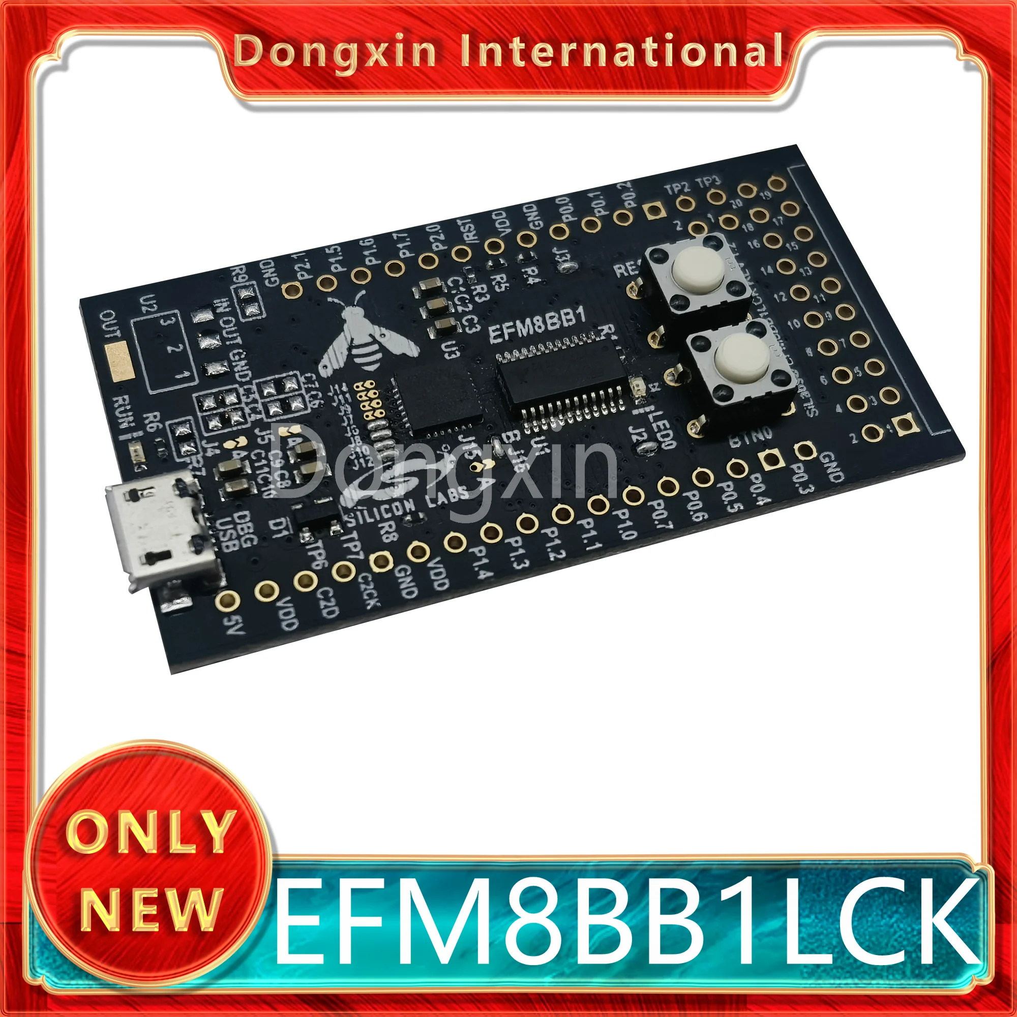 EFM8BB1LCK EFM8BB10F8G-A-QSOP24 8-bit MCU 8051 development board EFM8 evaluation development board