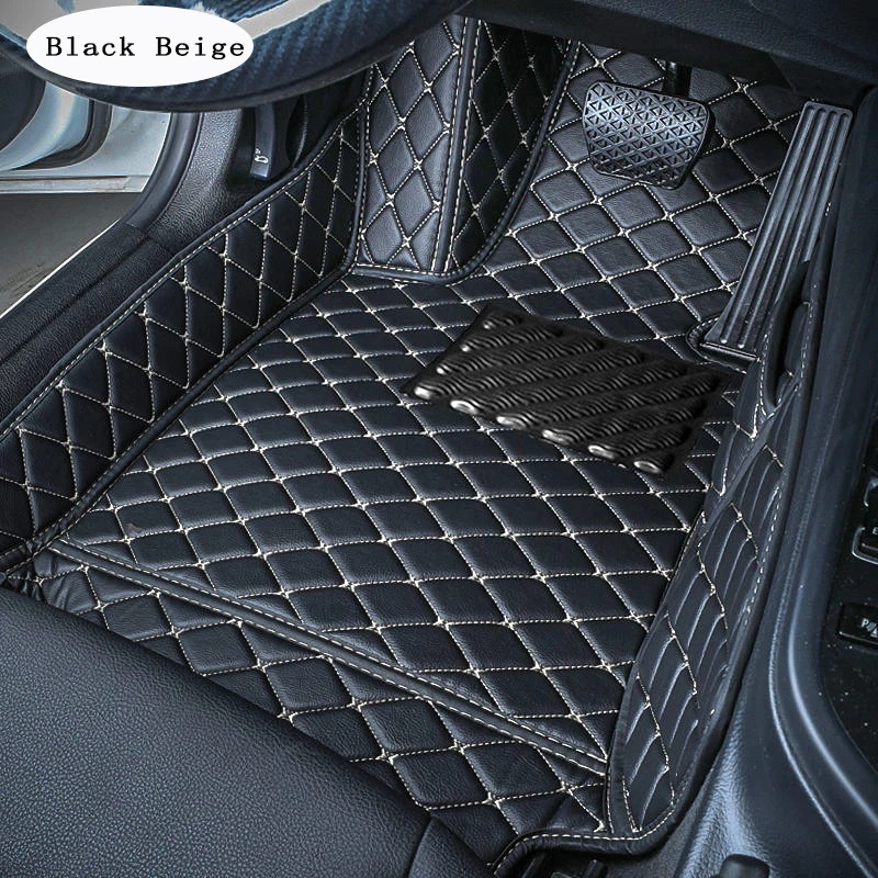 

Durable Custom Leather Color Car Floor Mat for Hyundai Santa Fe 2019 2020 2021 2022 Auto Carpet Accessories Syling Interior Part