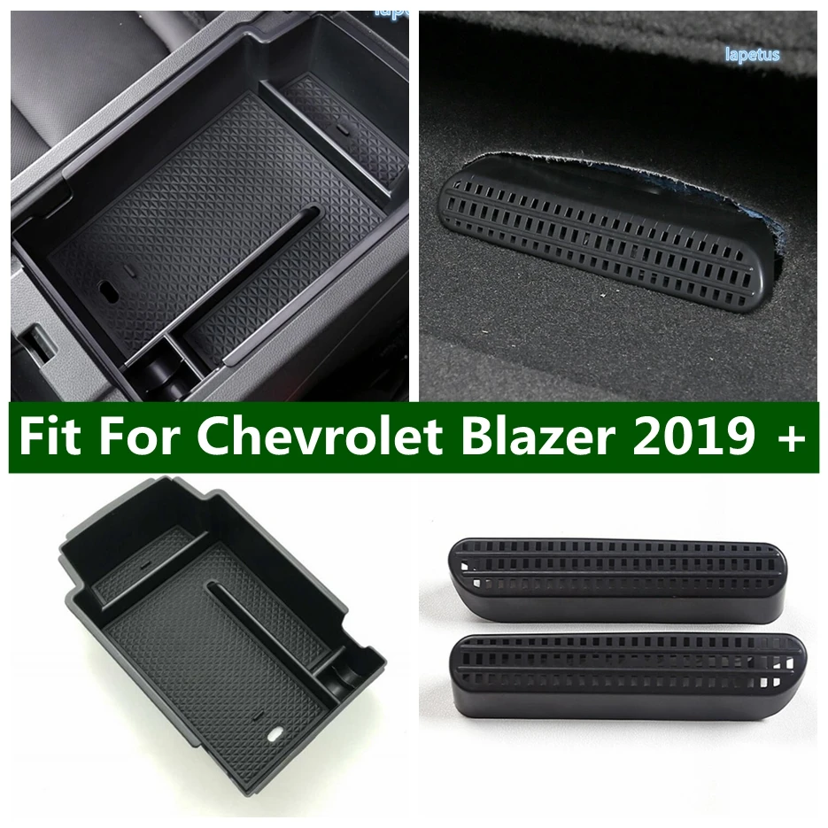 

Armrest Storage Box Phone Tray / Seat Under Dust Plug Air Condition Outlet AC Vent For Chevrolet Blazer 2019 - 2023 Accessories