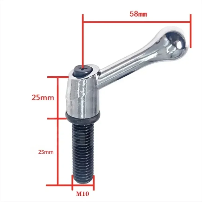 1pc Milling Machine Table Lock Bolt Handle CNC Vertical Mill Tool M10/ M12