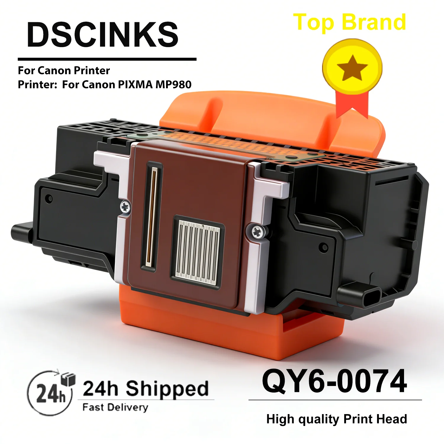 

1PC QY6-0074 Printhead for Canon PIXMA MP980 Printer QY6 0074 Print Head 98% New