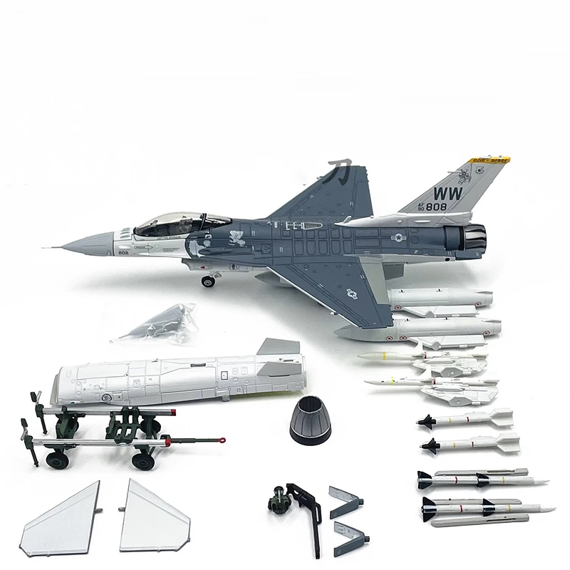 1:72 Scale US F16C Fighter Pacific Air Forces Militarized Combat Alloy Die Cast Aircraft Model Collection Toy Gift