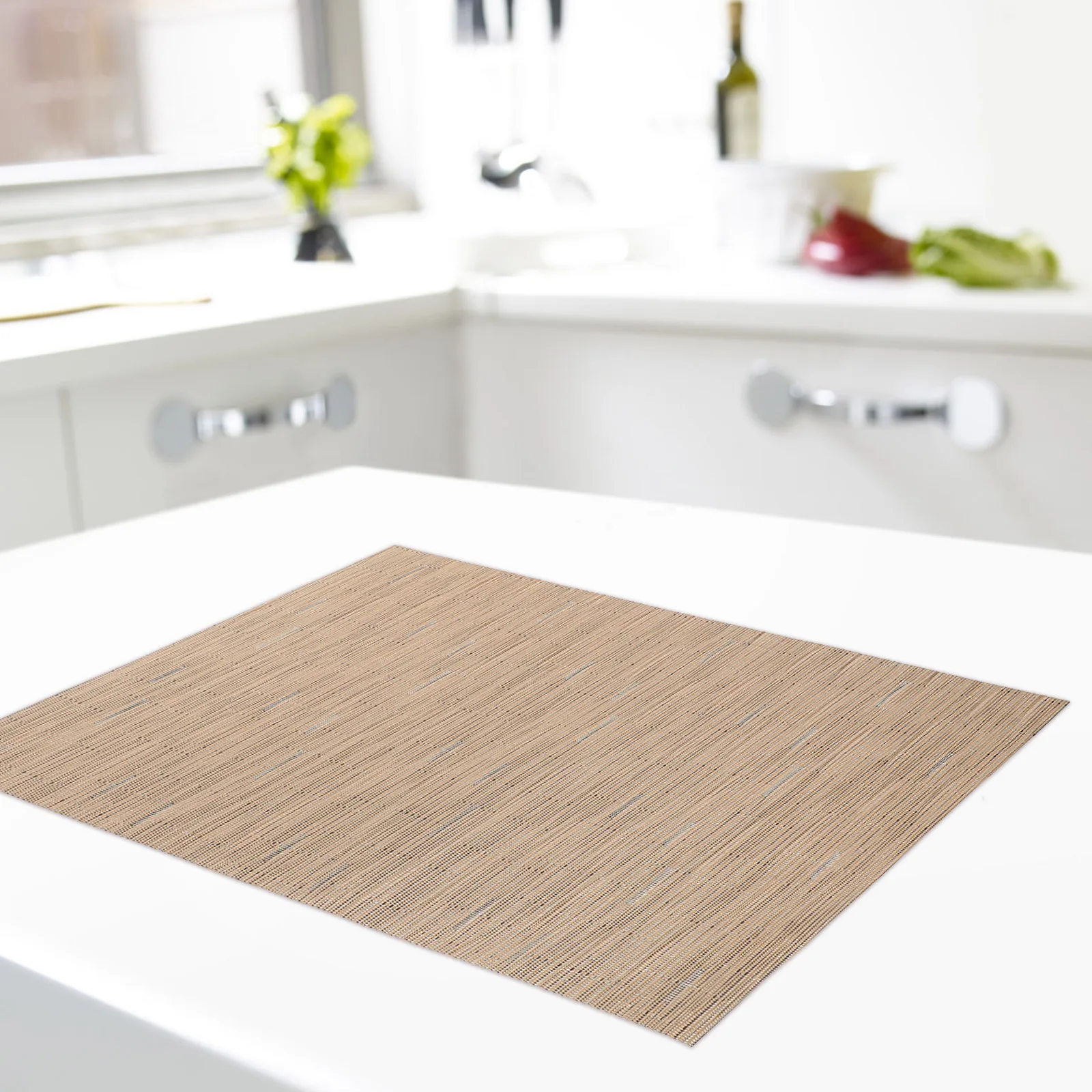 4 قطعة مفارش طاولة الطعام الحديثة الشمال نمط مقاومة للماء الجدول الحصير ديكور المطبخ المفارش مجموعة للاستخدام اليومي القهوة بار