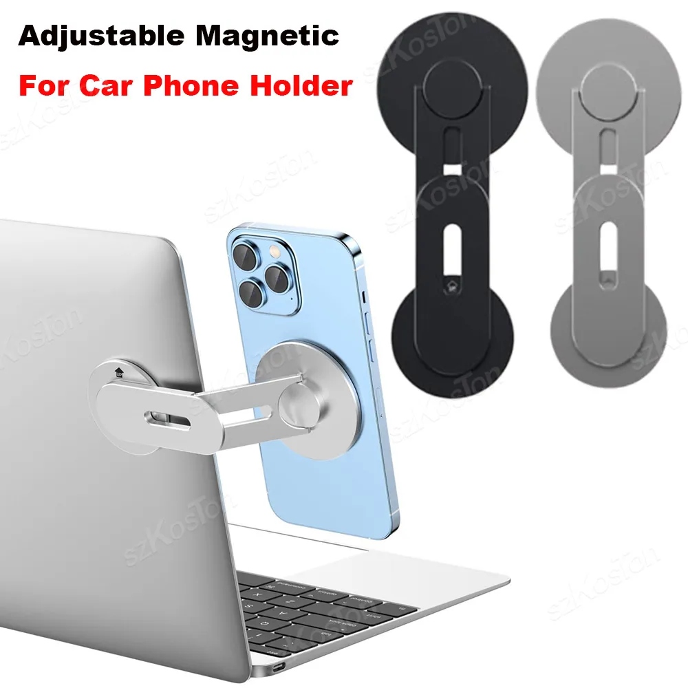 

Adjustable Magnetic Car Phone Holder for Tesla Model 3/X/Y/S for Mag/safe IPhone16/15/14 Metal Bracket Laptop Screen Side Mount