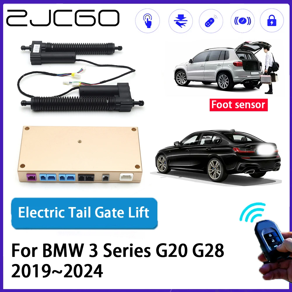 ZJCGO Car Auto Trunk intelligent Electric Tail Gate Lift Automatic Tailgate Opener for BMW 3 Series G20 G28 2019~2024