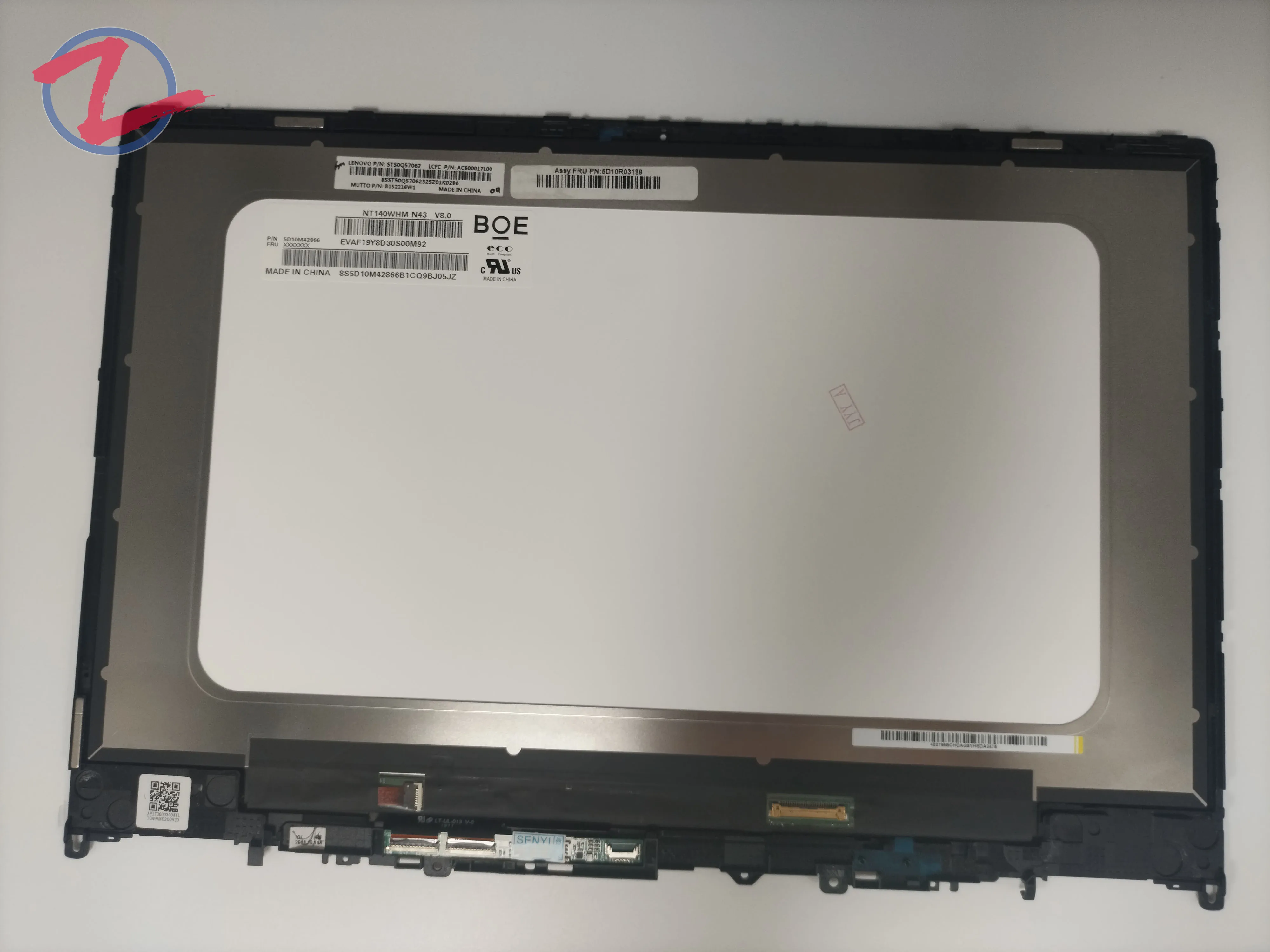 Imagem -03 - Laptop Lcd Touch Screen Assembly Adequado para Lenovo Yoga 53014ikb 530-14arr 81h9 14 Polegadas