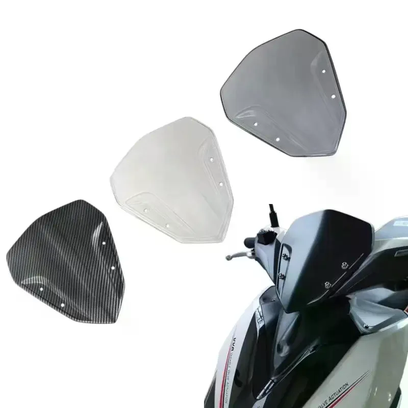 Motorcycle Front Windshield Visor Impact Proof 1Pcs for  Aerox 155 V1 V2 V3 NVX 155 All Season Riding
