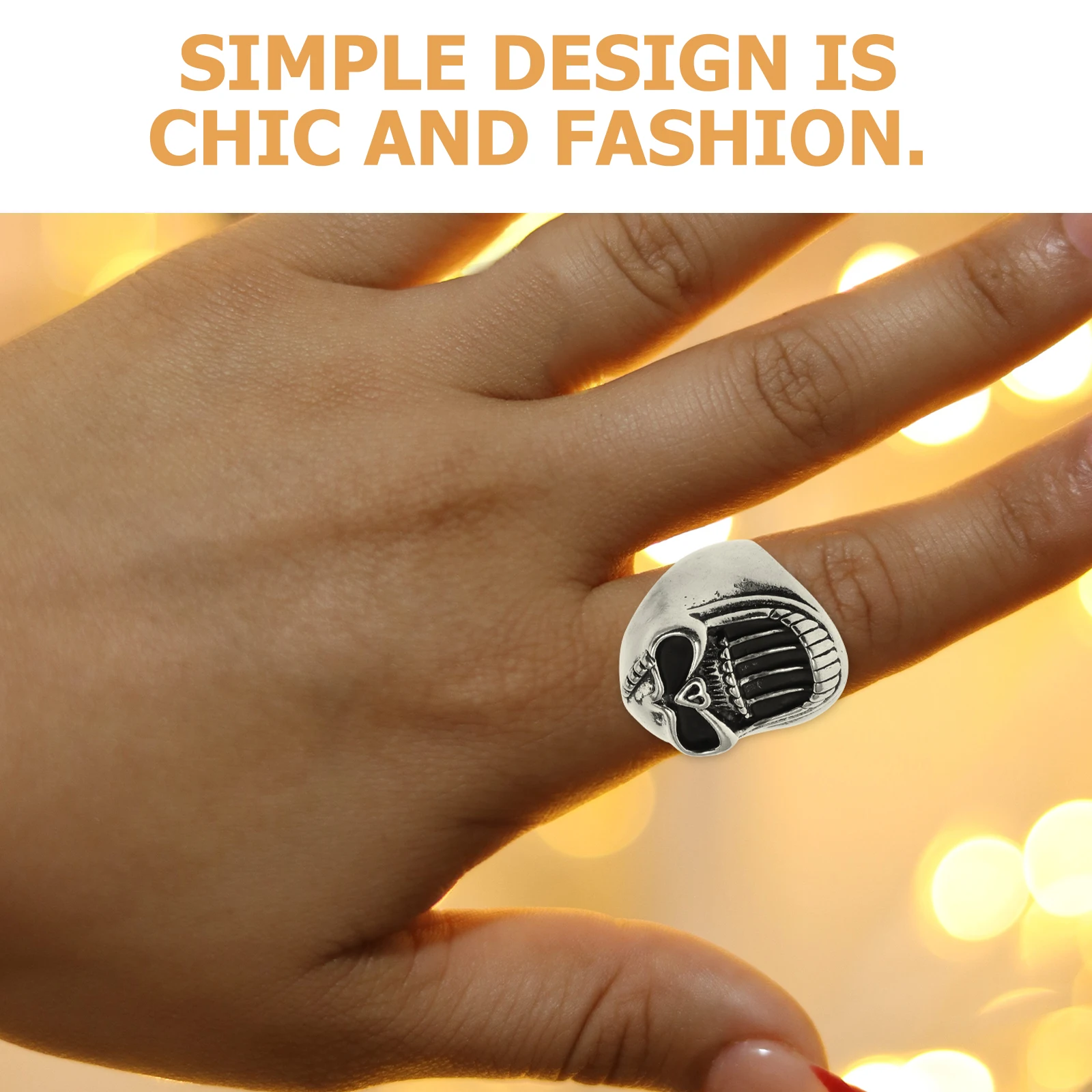 

Stylish Stylish Finger Skull Bottle Opener for Fits Man Finger Ring For Man Ring Most Wear Great Gift