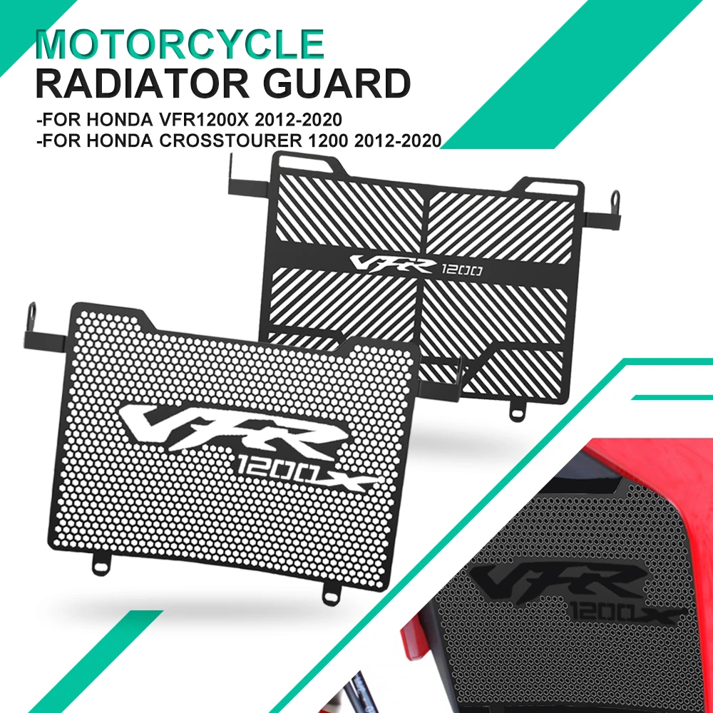 Capa de grade de radiador para motocicleta Honda, proteção contra grelha, VFR1200X, VFR 1200 X, Crossfire 1200, 2012-2020, 2019, 2018, 2017