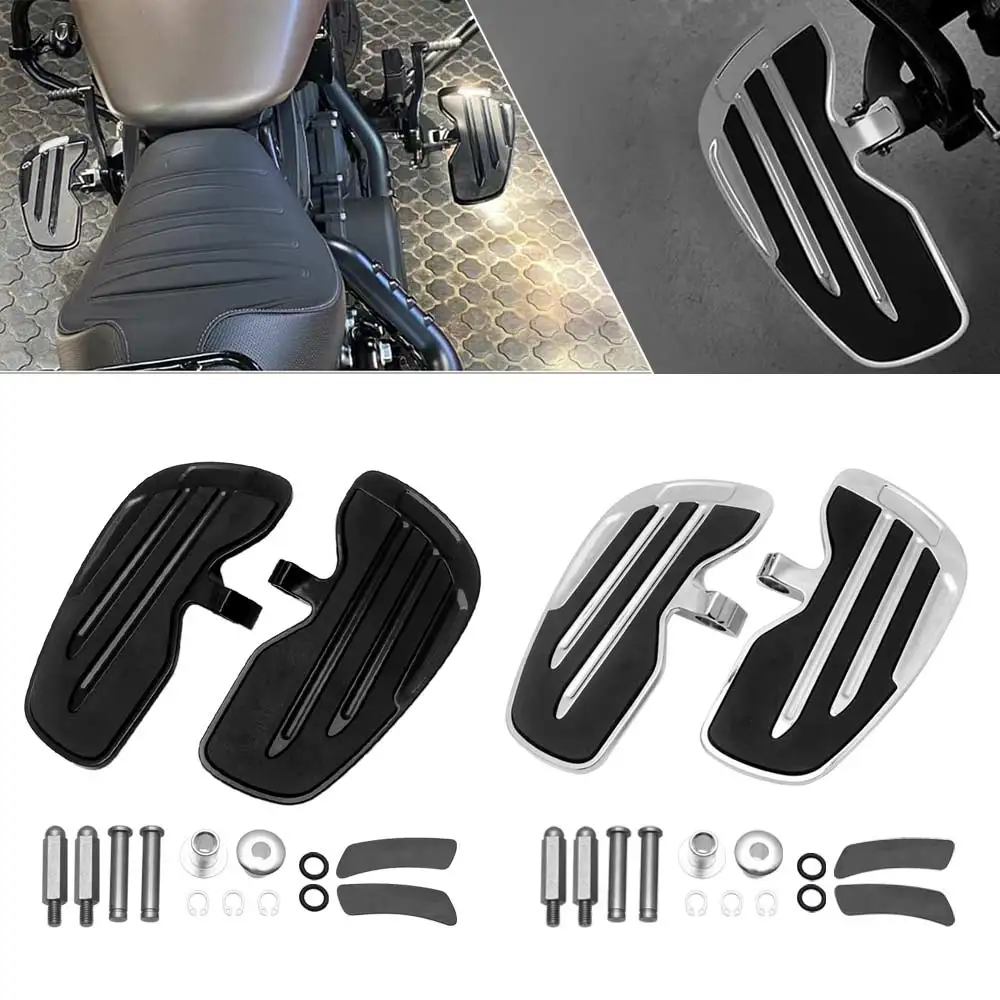Motorcycle Driver Floorboards Rider Footrest Front Pedal Pegs For Indian Scout Bobber Classic Rogue Sport Super Scout 2025-26