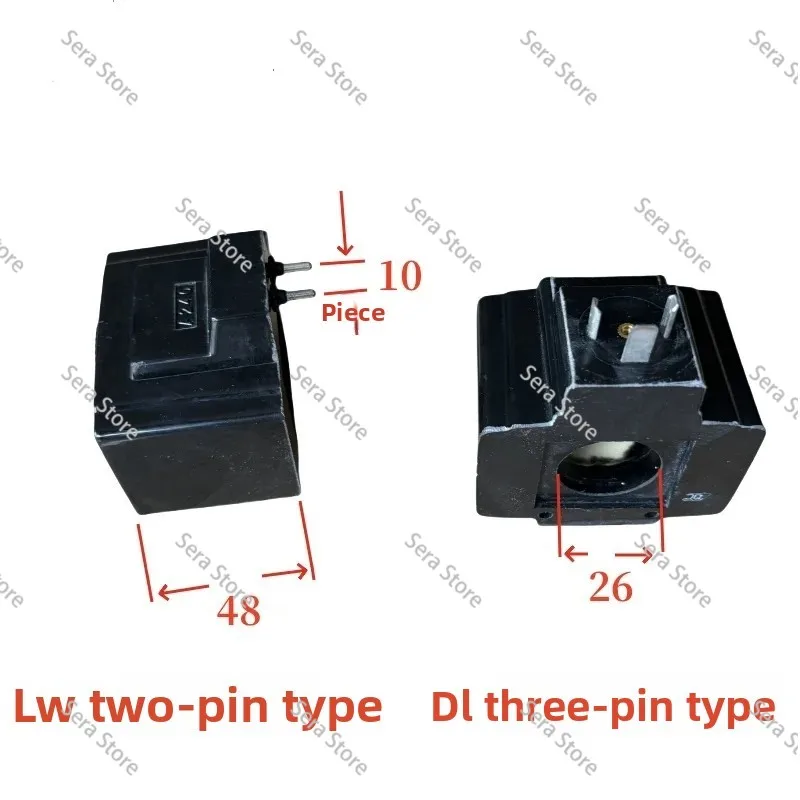 Hydraulic Solenoid Valve Coil, Inner Hole 26MM Long 48MM AC220V DSG/AHD/SWH-03 All Copper Coil