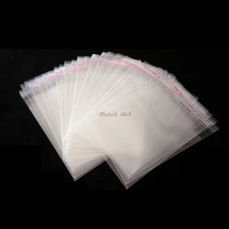 100pcs/lot-21*32cm Clear Resealable OPP Plastic Bag Transparent Self Adhesive Seal Party Favor Packaging Gift Bags