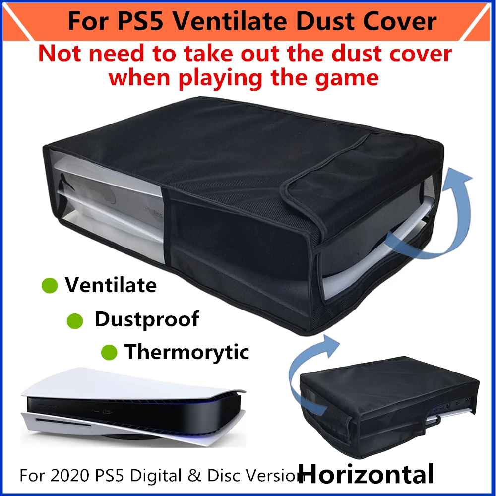 

Anti-Scratch Dustproof Sleeve for PS5 Console Gaming Accessories Horizontal Dust Cover Vertical Protective cover