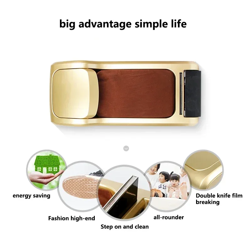 

Бытовая машина для бахил 220 В, домашняя автоматическая одноразовая машина для пленки для обуви, новая офисная умная машина для покрытия ног, бахилы