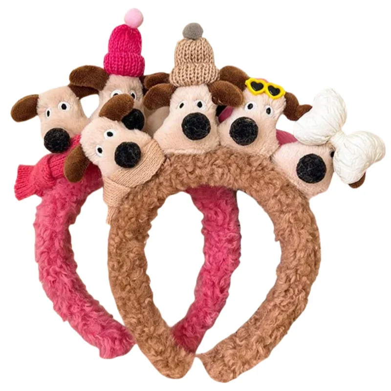 New Gromit anime character peripheral cartoon cute girl headband creative personality kawaii girl heart headband gift wholesale