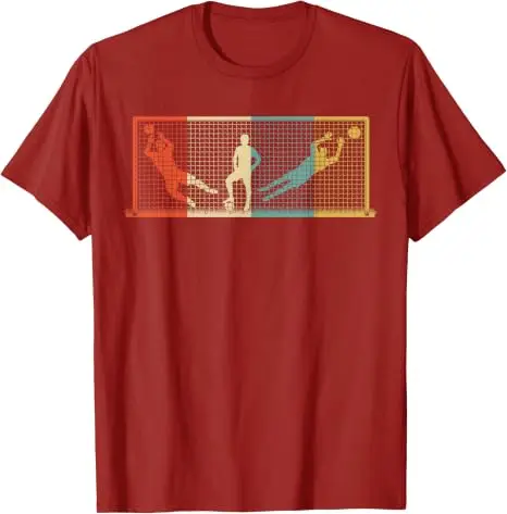 Vintage Torwart-T-Shirt, Fußball-Torwart-Geschenk-T-Shirt, Y2k-Torwart-T-Shirt, tolle Bekleidung, Humor, Fußball-Torwart-Grafikkleidung – Detail 8