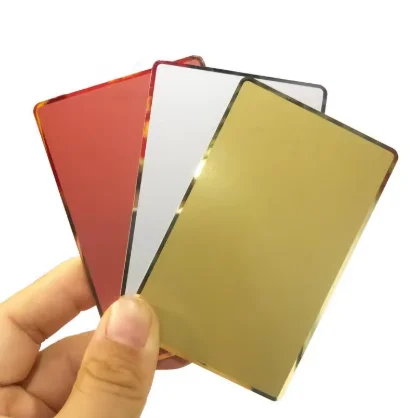 

Customized high-quality mirror gold, silver, black rose gold metal business card printing, carving, stainless steel VIP card