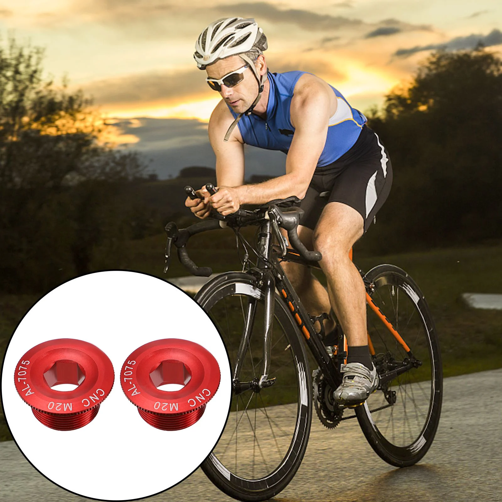 

Aluminum Alloy Crank Cover Screws 10mm Bike Crank Bolt Shaft Nut Compatible M590 M596 M661 SLXXT XTR Chainwheel