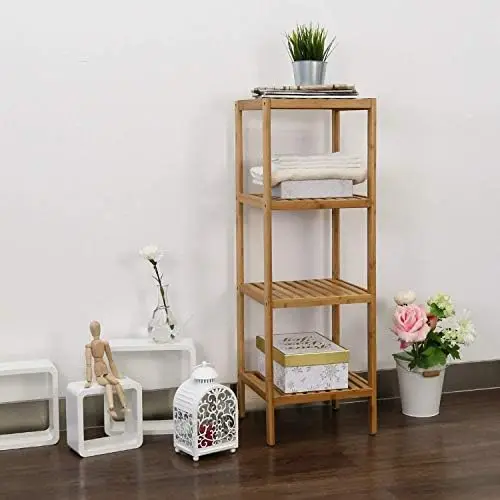 

- 5 Tier Bathroom Shelves, Adjustable Shelves, Bathroom Utility , Multifunctional Rack for Bathroom Kitchen Living Room Rack