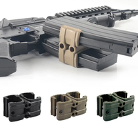 New Gun Rifle Dual Magazine Coupler Link Clip For Ar15 M4 Ak47 Mp5 Mp7 Airsoft M16 Parallel Connector Clamp Hunting Accessories
