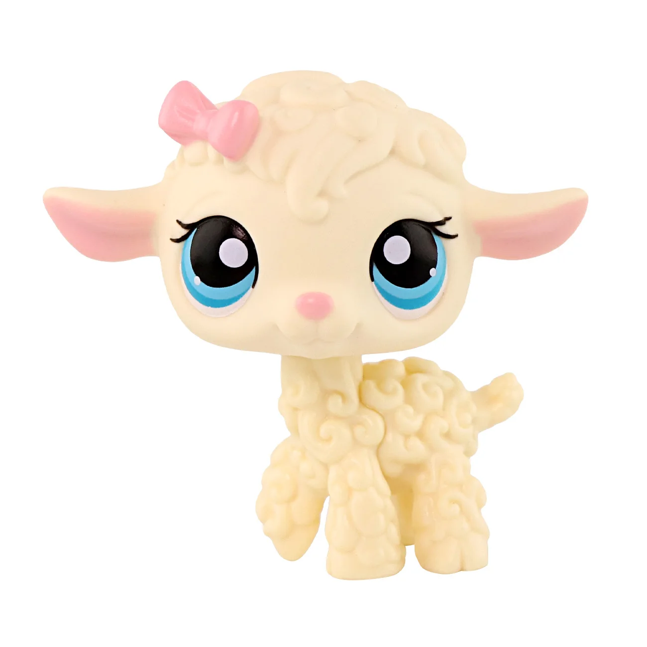 LPS Minilpsshop Pet Shop Bobble Head Toy Rare Lamb # 186 brinquedos infantis presentes para meninos e meninas colecionáveis
