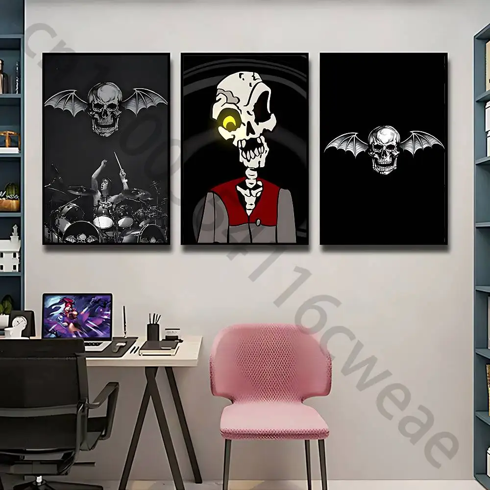 A-Avenged Sevenfold-D Wall Art Poster Print Wall Decor for Living Room Bedroom Home Decoration