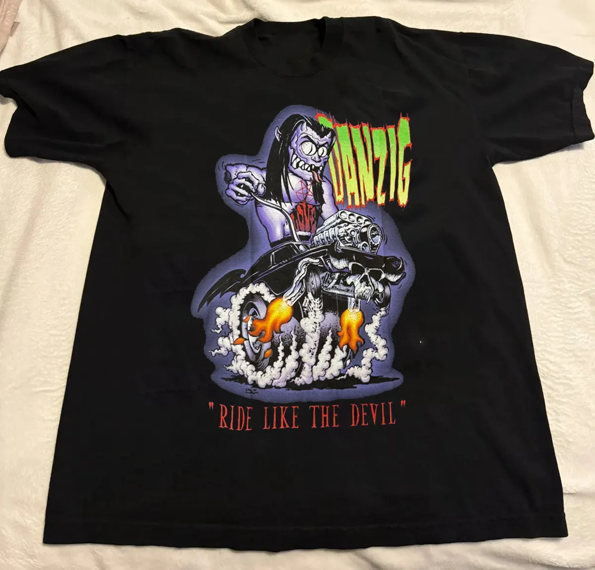 Rare Danzig Band Short Sleeve Unisex Black T- Shirt Full Size S-5XL ES050