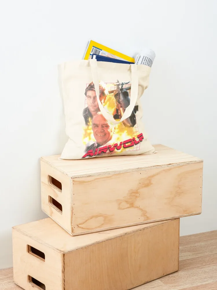 Airwolf Tote Bag free delivery bags Women's bag Fabric bag shopping bags foldable