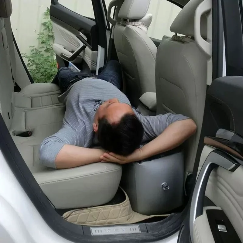 Car Air Mattress Folding Sofa Bed Rear Seat Leveling Mat Car Traveling Accessories Inflatable Mattress In The Car