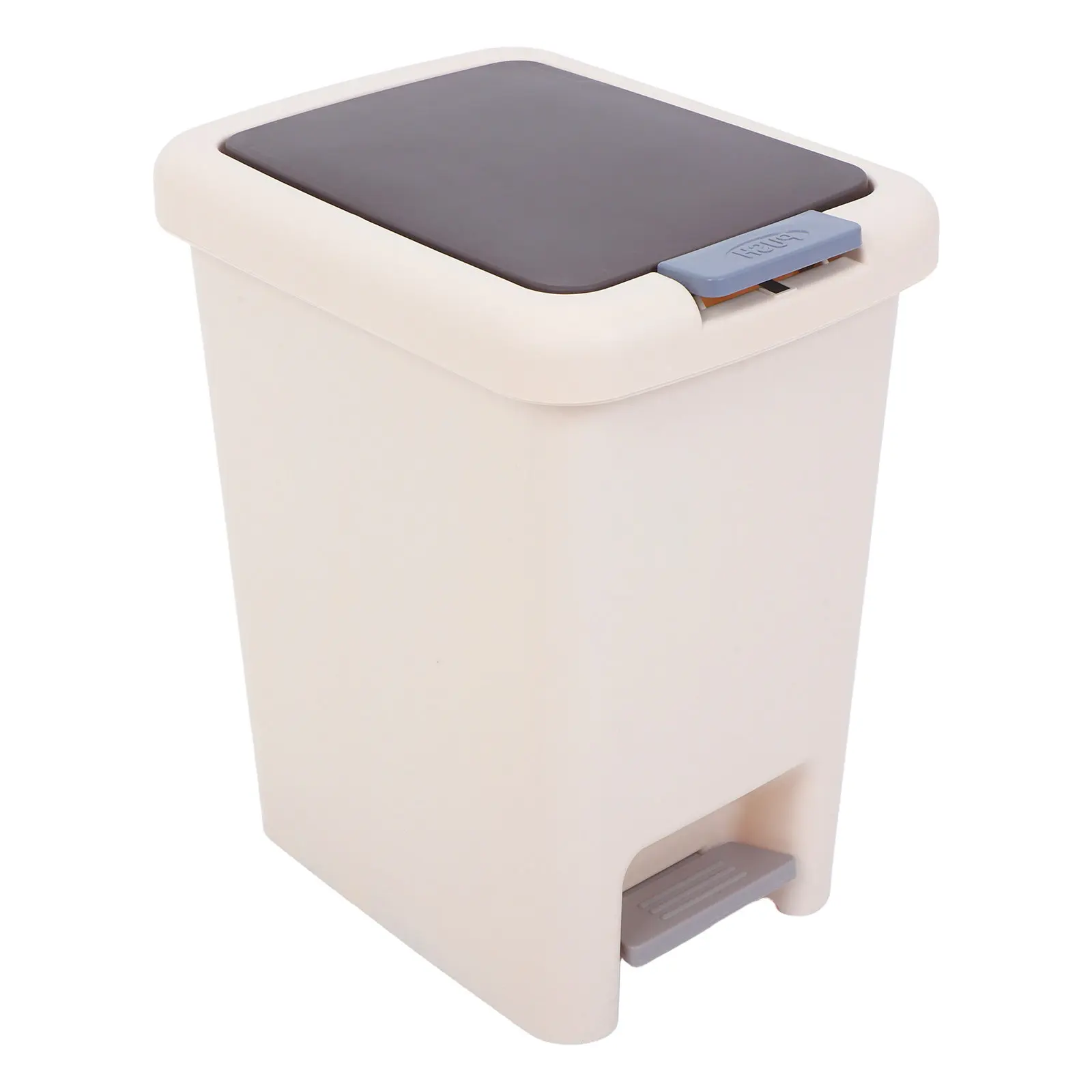 

8-литровое современное прямоугольное мусорное ведро с нажимной крышкой и герметичным уплотнением для контроля запахов, для ванной, спальни, гостиной, офиса