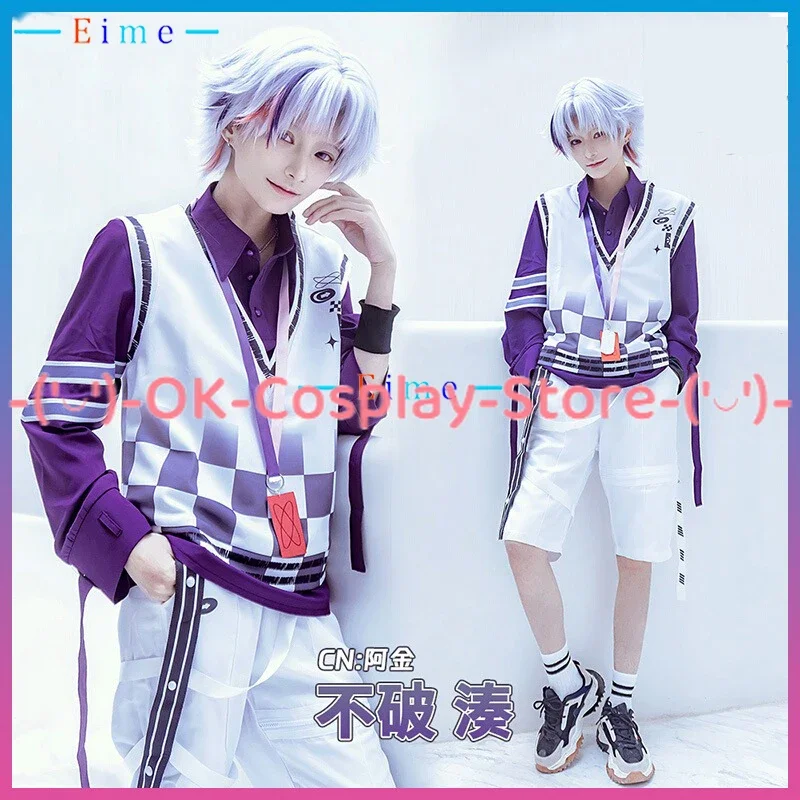 VTuber ROF-MAO Kagami Hayato Fuwa Minato Kaida Haru Kenmochi Touya Cosplay Costumes Halloween Party Uniform Custom Made