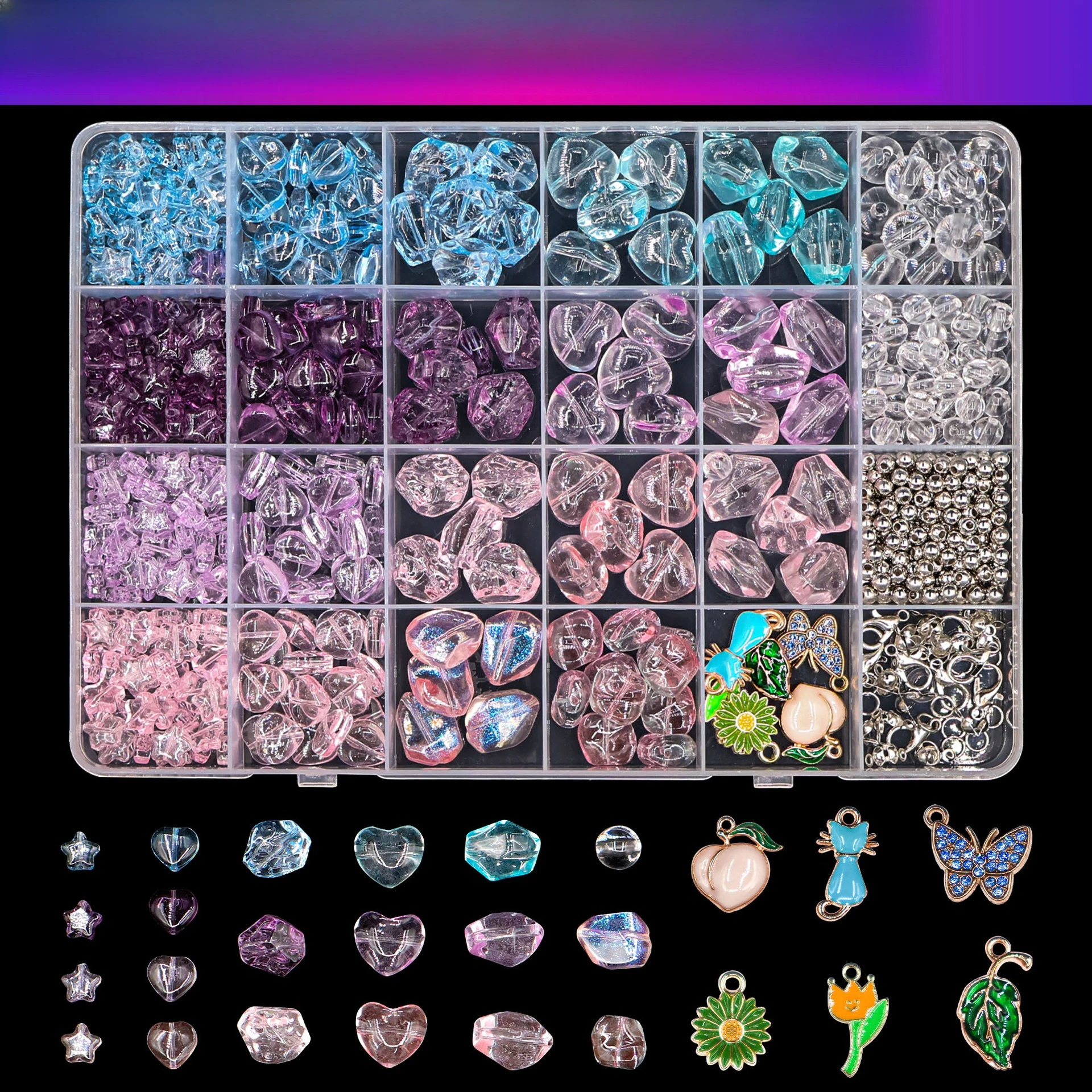 

25 лет из 24 сеток, нерегулярный браслет ручной работы «сделай сам», полный комплект из бисера и кристаллов, браслет, ювелирные аксессуары из бисера