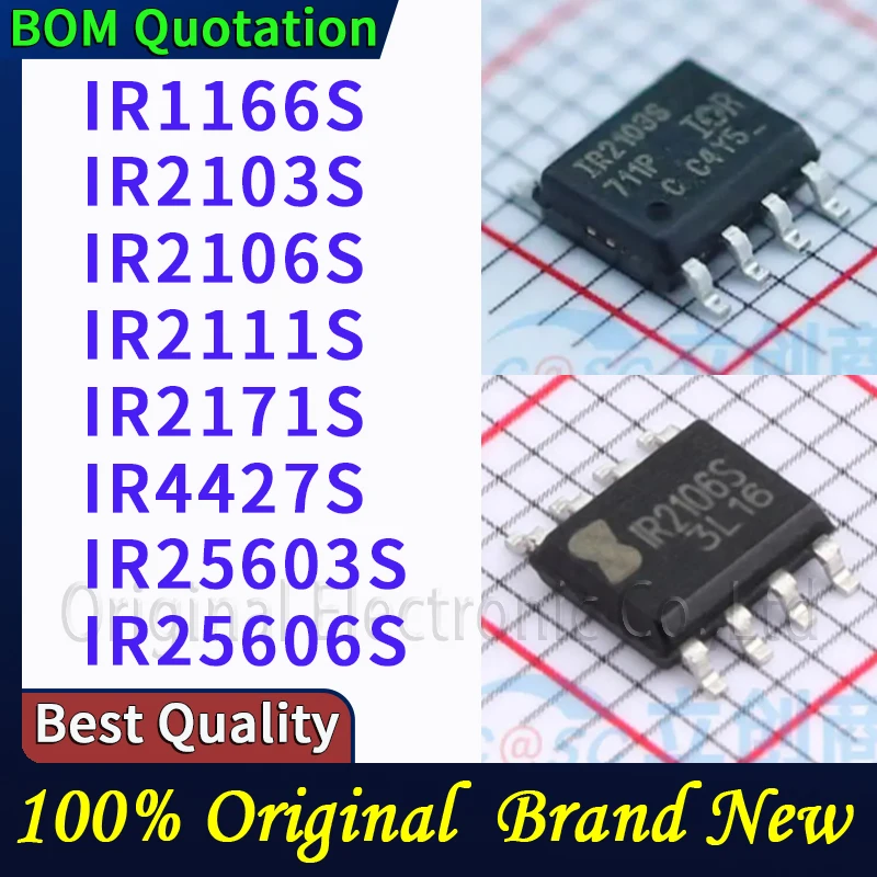 

IR1166S IR2103S IR2106S IR2111S IR2171S IR4427S IR25603S IR25606S In stock Original High quality