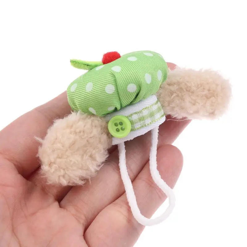 Nette Mini Puppe Chef Hut Puppen Dress Up Hüte Spielzeug Puppenhaus DIY Dekoration Zubehör Für 12-15cm Puppe kind Pretend Spielen Spielzeug