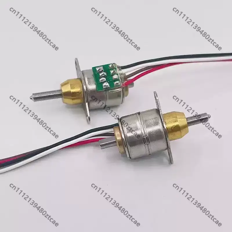 Mini 2‑Phase 4‑Wire Through‑Type Linear Stepper Motor 6.5MM Stroke Precision Motion Control Industrial Accessory