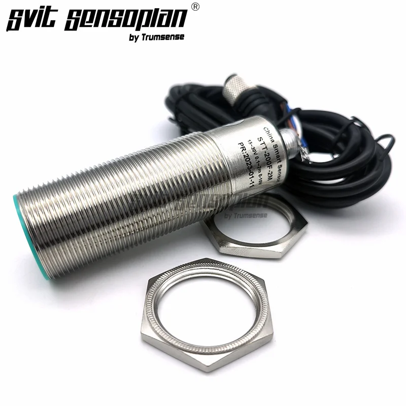 Trumsense 자동 생산 제어용 초음파 센서, STT112F30TRS2000 RS485 출력, M30 2m, 112Khz 15 ~ 30V 전원